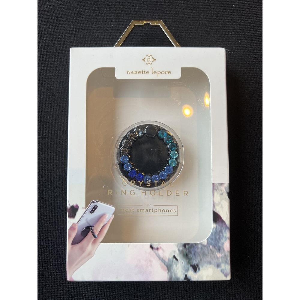 Nanette Lepore Blue/Turquoise ￼Ring Holder & Kickstand New Fits Most Smartphones